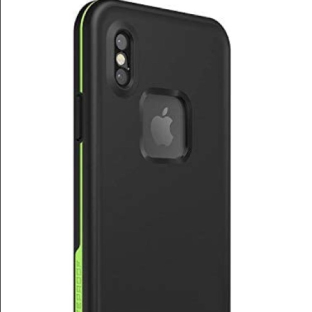 Lifeproof FRĒ Series Waterproof Case for iPhone X      (Black/Lime)